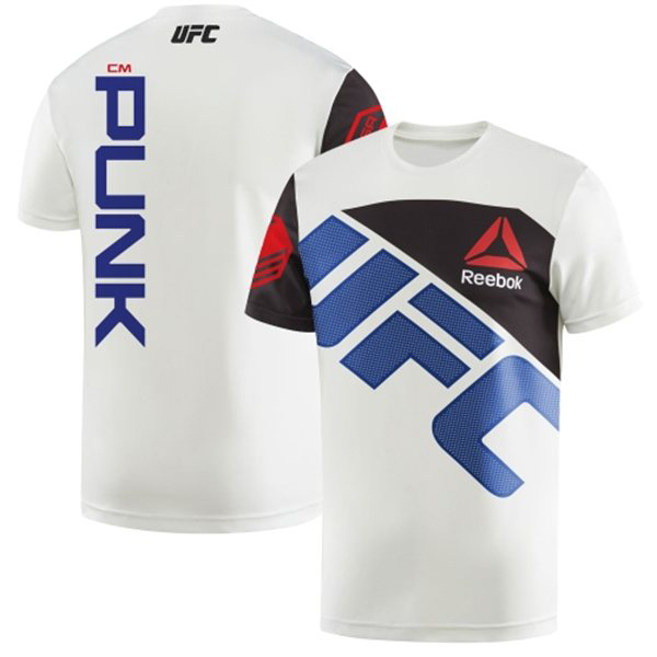 Reebok CM Punk UFC CB1542 - Camiseta blanca para hombre