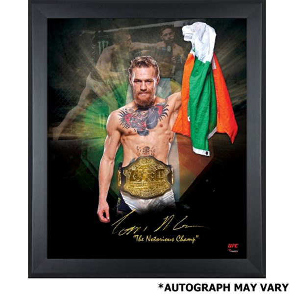 Fanatics Belts Conor McGregor Autographed UFC 16x20 Photo