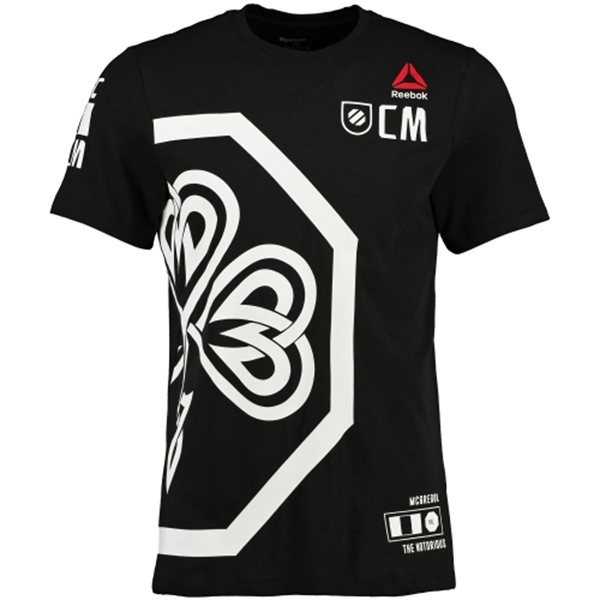 aprender sarcoma Útil Conor McGregor UFC Reebok Fighter Logo Shirt | FighterXFashion.com
