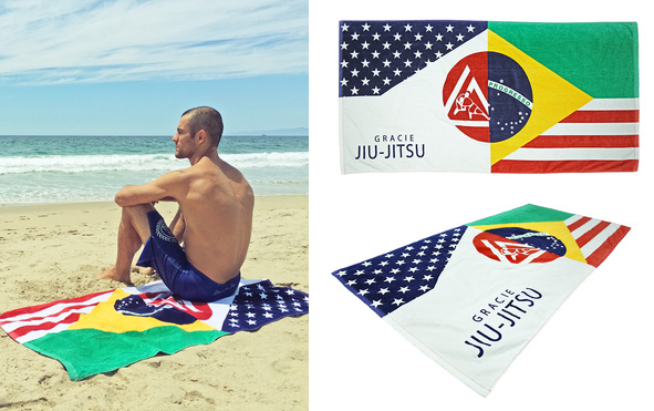 gracie-jiu-jitsu-flag-towel