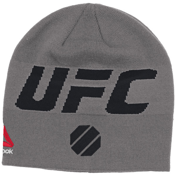 UFC Reebok Logo Knit Beanie Grey – CLICK HERE TO BUY