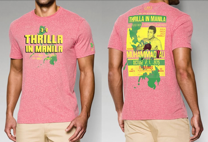 Details about   American Classics Muhammad Ali Thrilla In Manila T-Shirt Black 