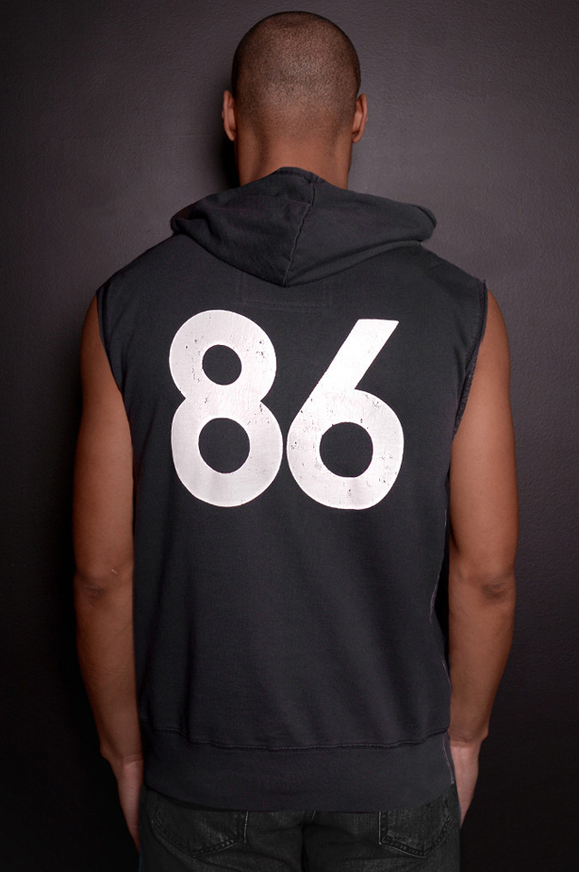 Roots of Fight Officially Licensed Tyson 86 Sleeveless Hoody 