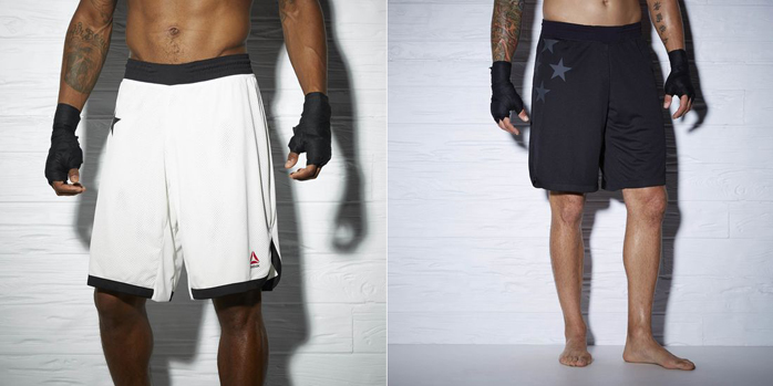 reebok combat boxing shorts