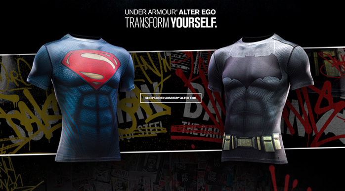 Under Armour Batman vs Superman Alter Ego Shirts and Clothing