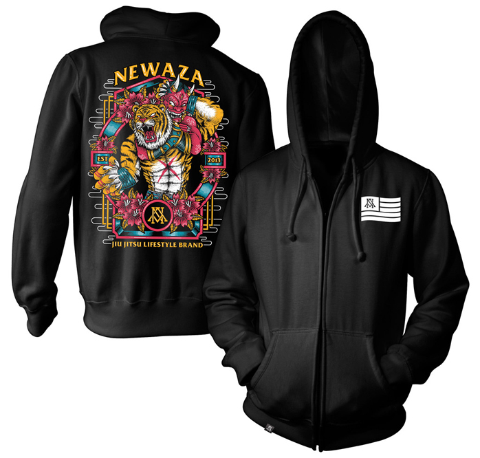 newaza-crouching-tiger-hoodie-black