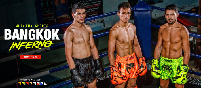 Venum Bangkok Inferno Kids Muay Thai Shorts 