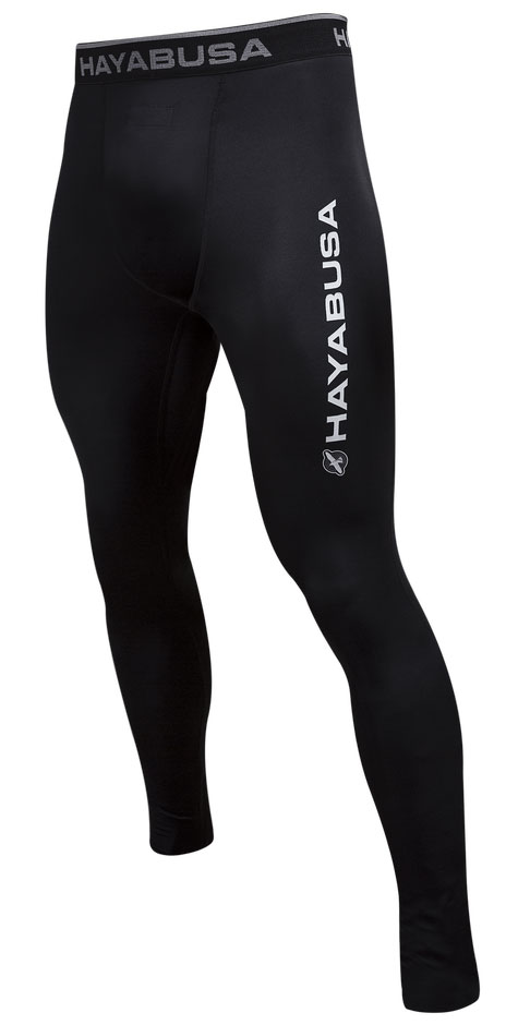 Black Hayabusa Haburi Breathable Wicking Compression Shorts 