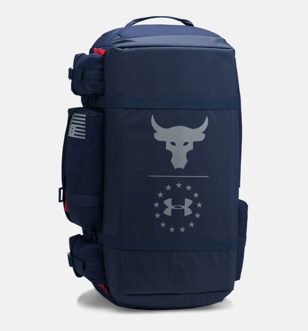 The Rock Under Armour Freedom Bag and 