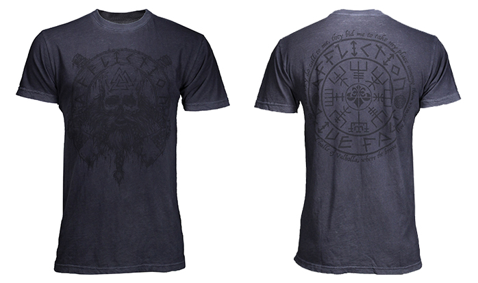 AFFLICTION AC Liberty A12299 Men`s New Vintage Black T-Shirt