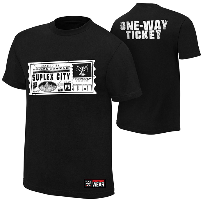 Brock Lesnar Wrestlemania 33 One Way Ticket Shirt 