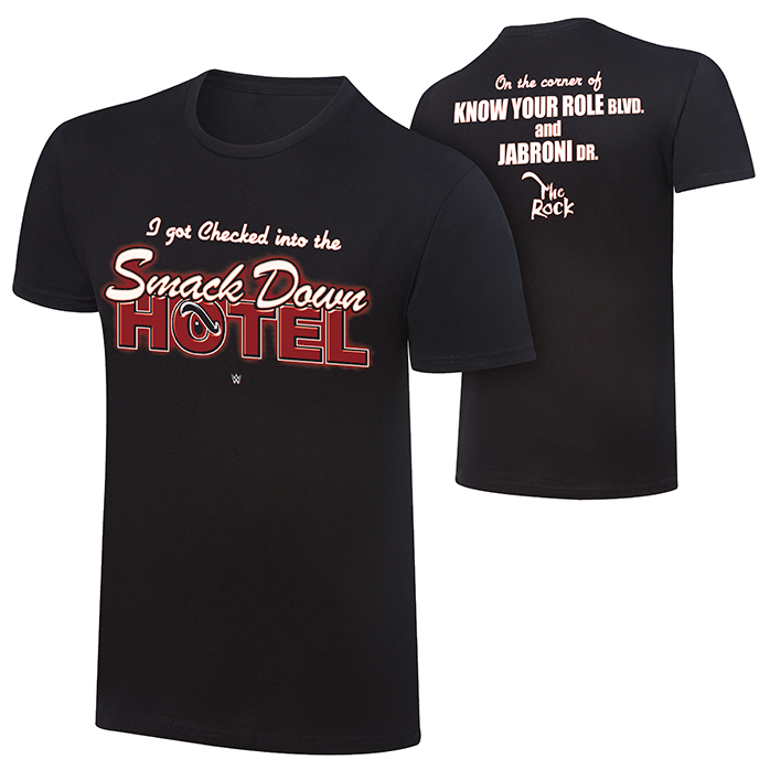 the rock wwe tshirt