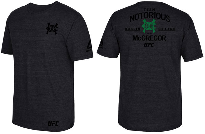 Conor McGregor UFC Reebok Team Notorious Shirt | FighterXFashion.com