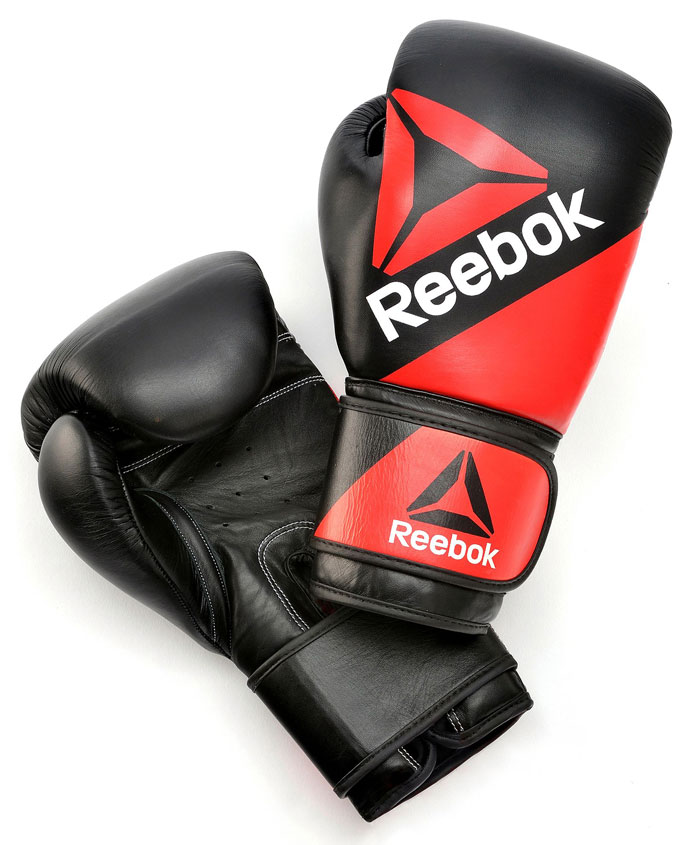 reebok lace up boxing gloves