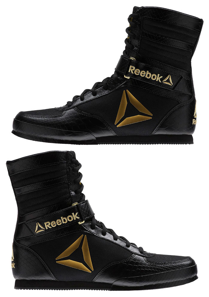 Reebok Boxing Boot Black Gold 