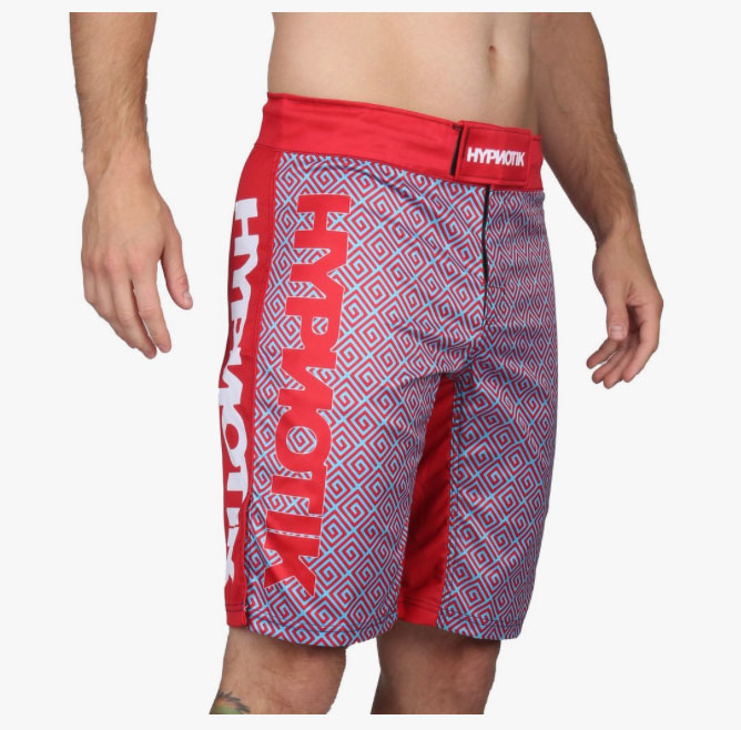 hypnotik-edo-fight-shorts-red