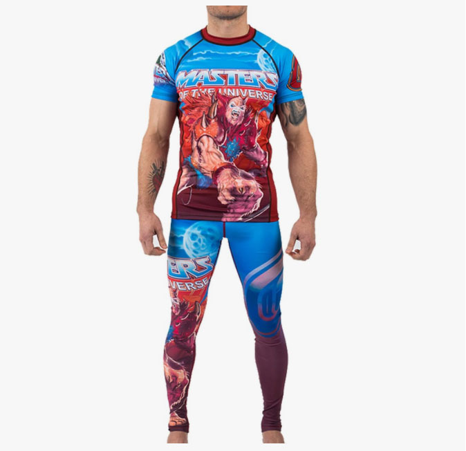 Details about   Fusion Fight Gear Masters of the Universe Beast Man BJJ Rash Guard Compression S 