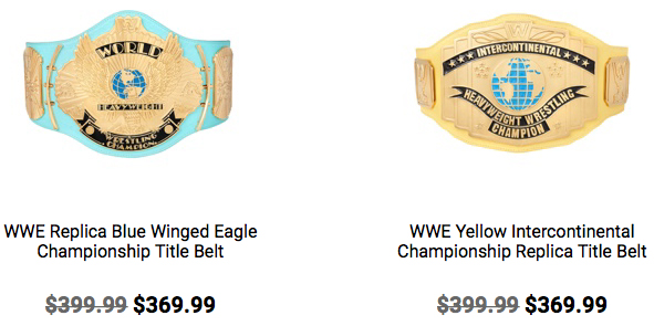 Black Friday Sale on WWE Title Belts | 0