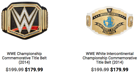 Black Friday Sale on WWE Title Belts | mediakits.theygsgroup.com