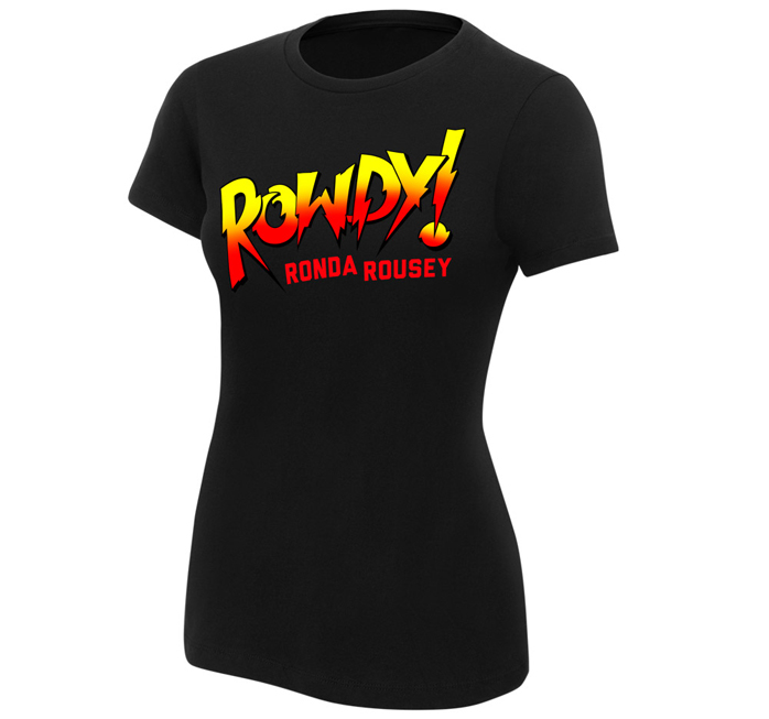 rowdy black t shirt