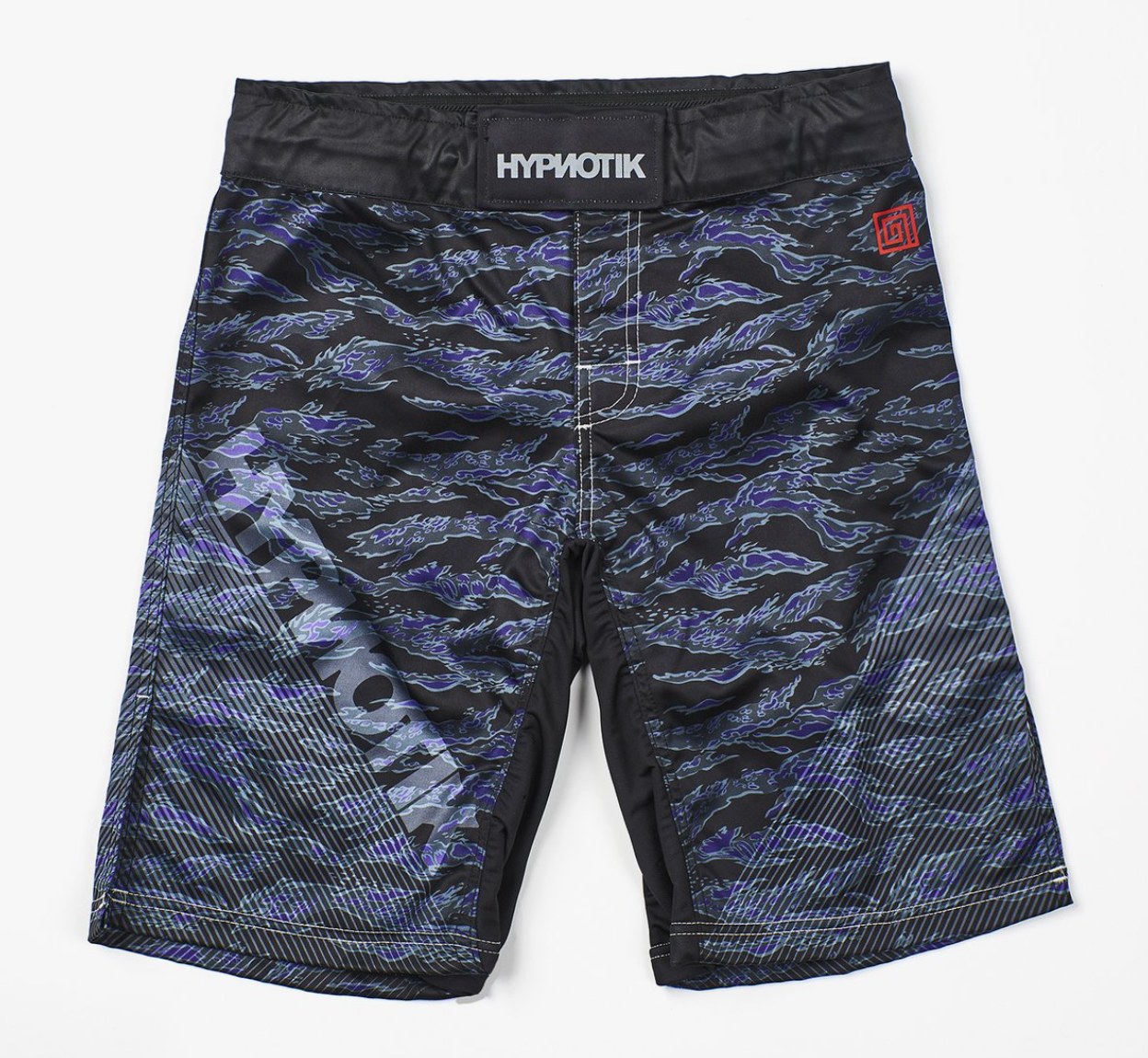 hypnotik-geo-tiger-fight-shorts-purple