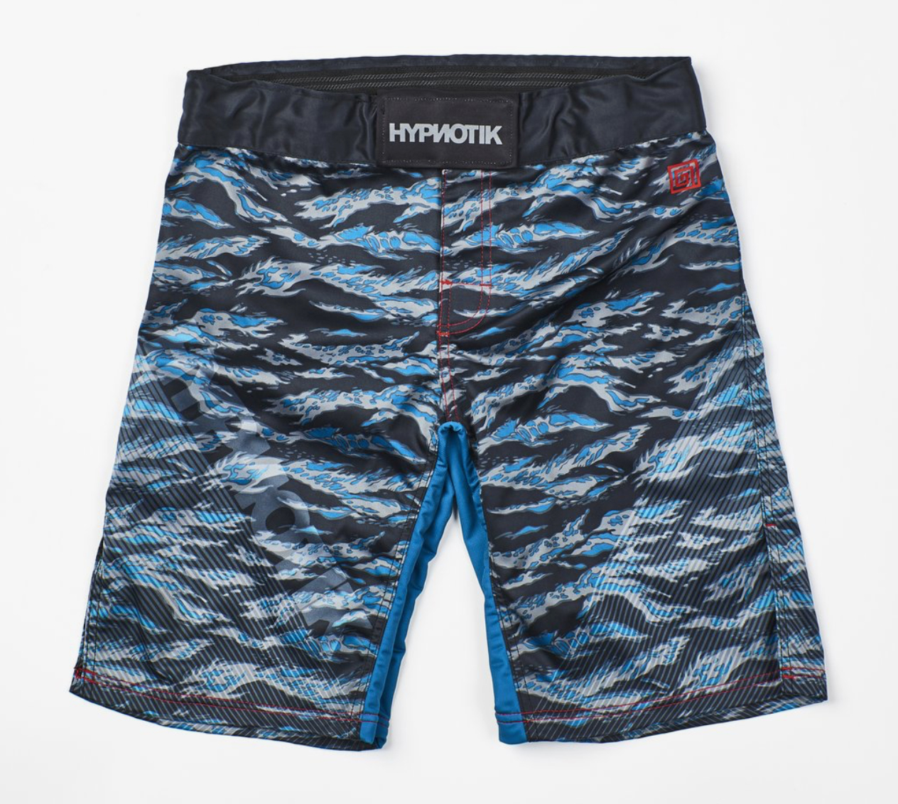 hypnotik-geo-tiger-fight-shorts-royal-blue