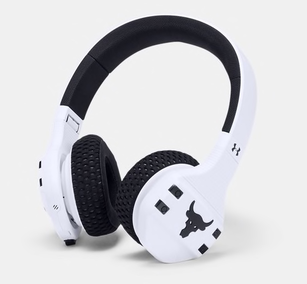 The Rock Under Armour Headphones White 
