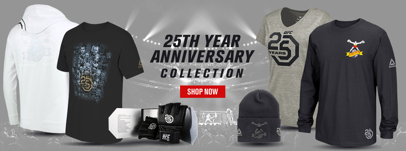 UFC 25th Anniversary Reebok Collection 