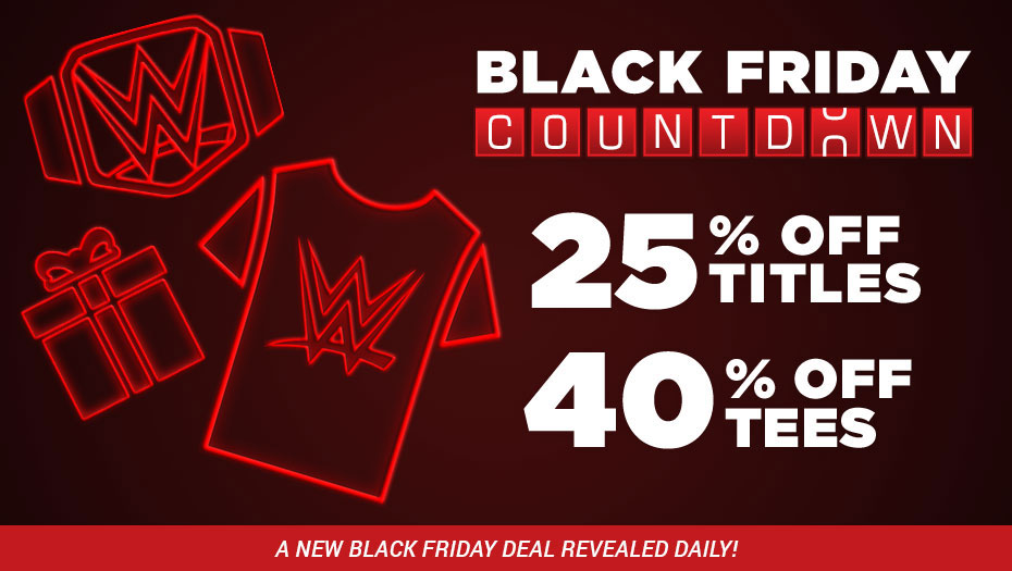 WWE Tees Title Belts Black Friday 2019 Sale | 0