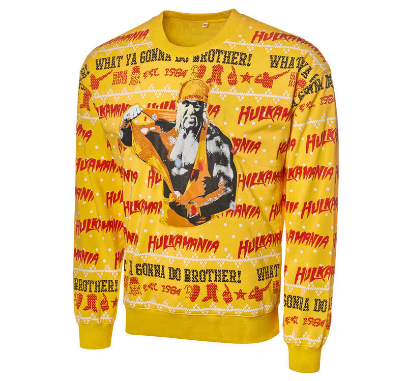 Hulkamania christmas sweater best sale