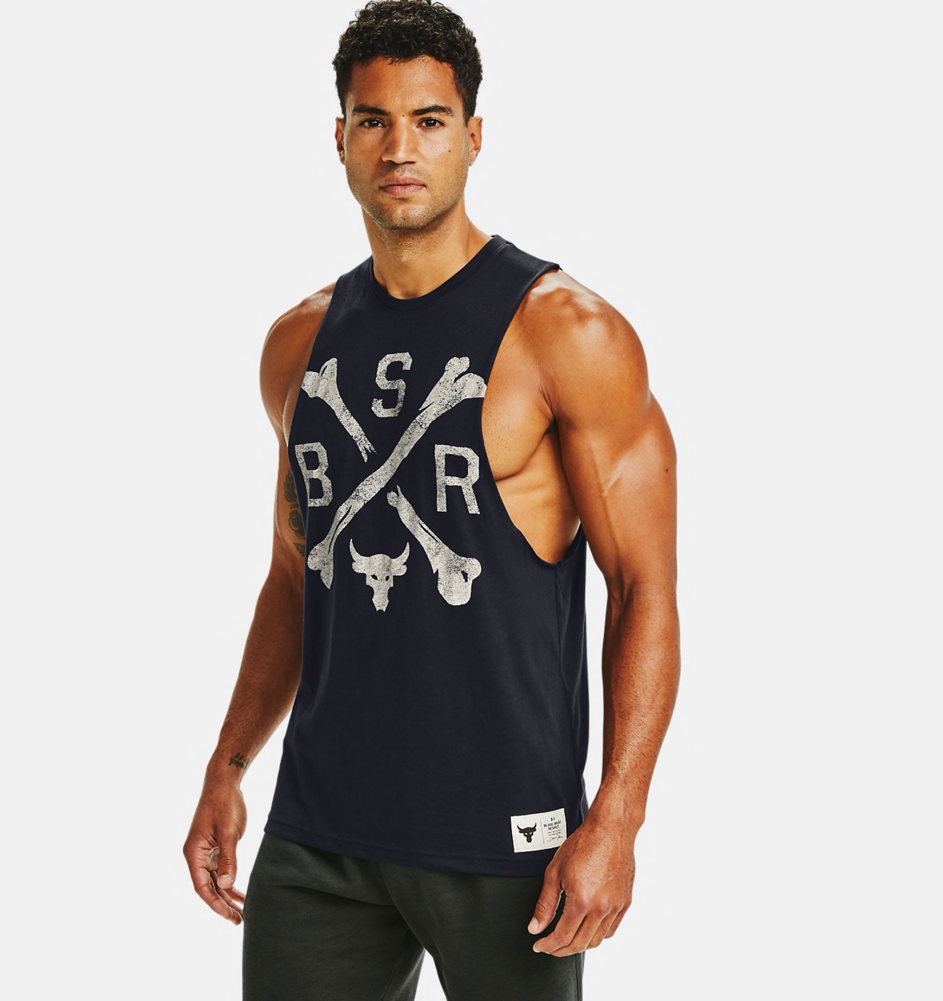 under armour tank top the rock