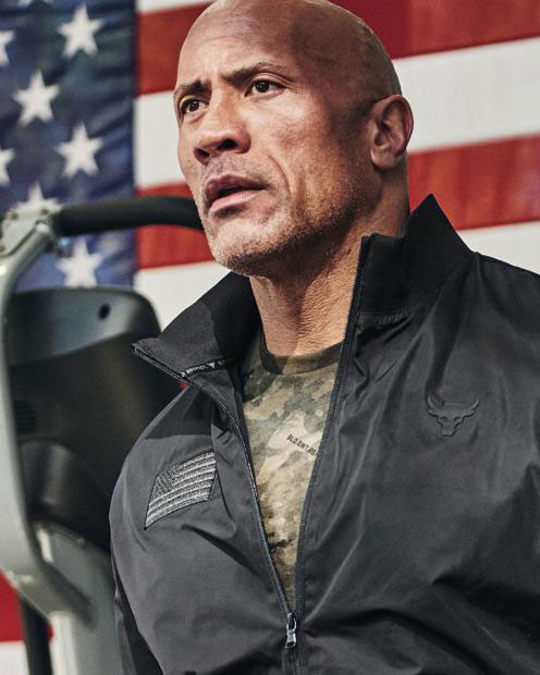 under armour the rock american flag