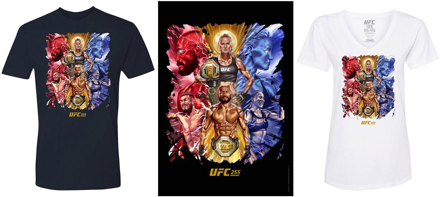 ufc-255-artist-series-event-shirt-and-poster