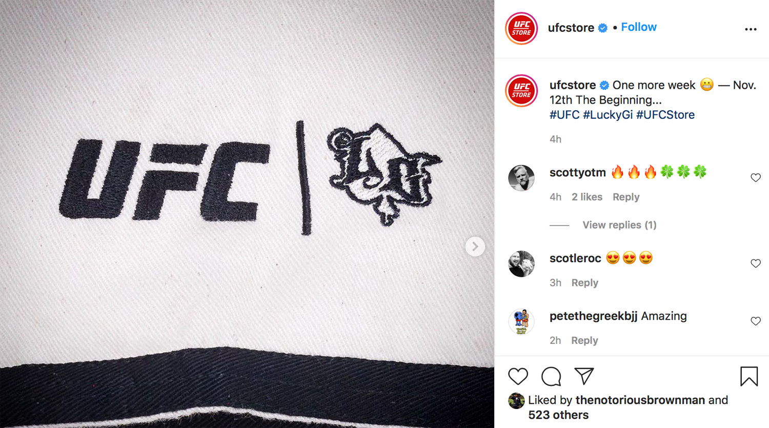 ufc-lucky-gi-instagram-teaser