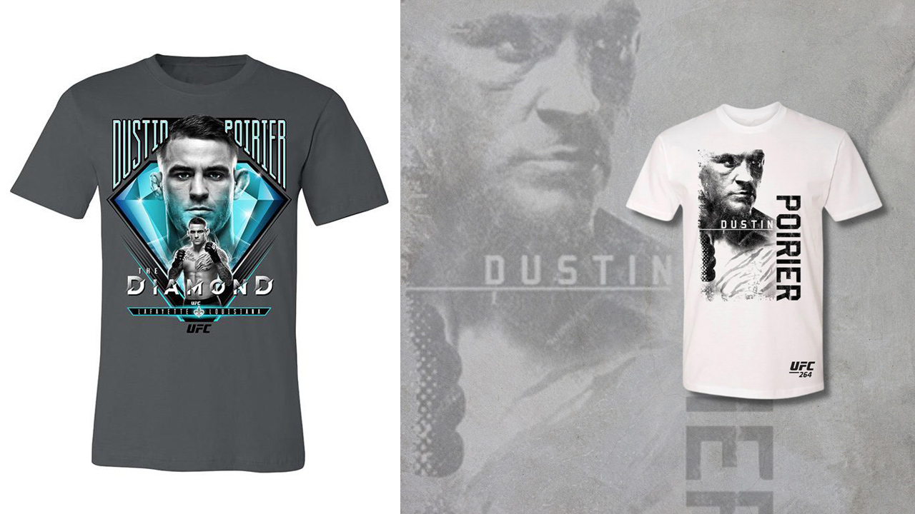 dustin-poirier-ufc-264-shirts