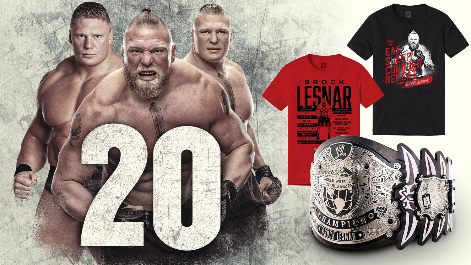 Brock Lesnar WWE Signature Series Championship Replica Title