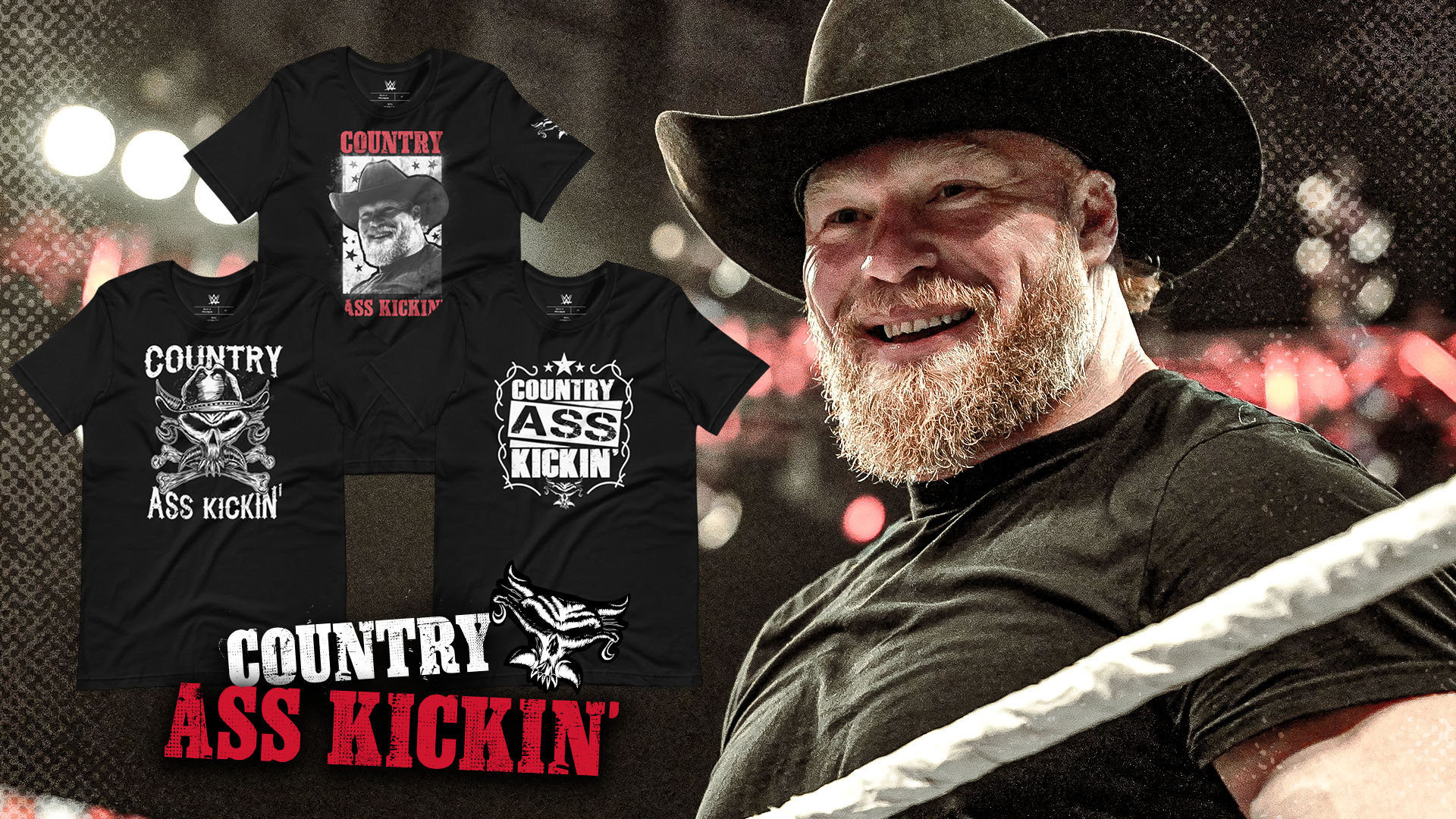 Brock Lesnar WWE Country Ass Kickin Shirts