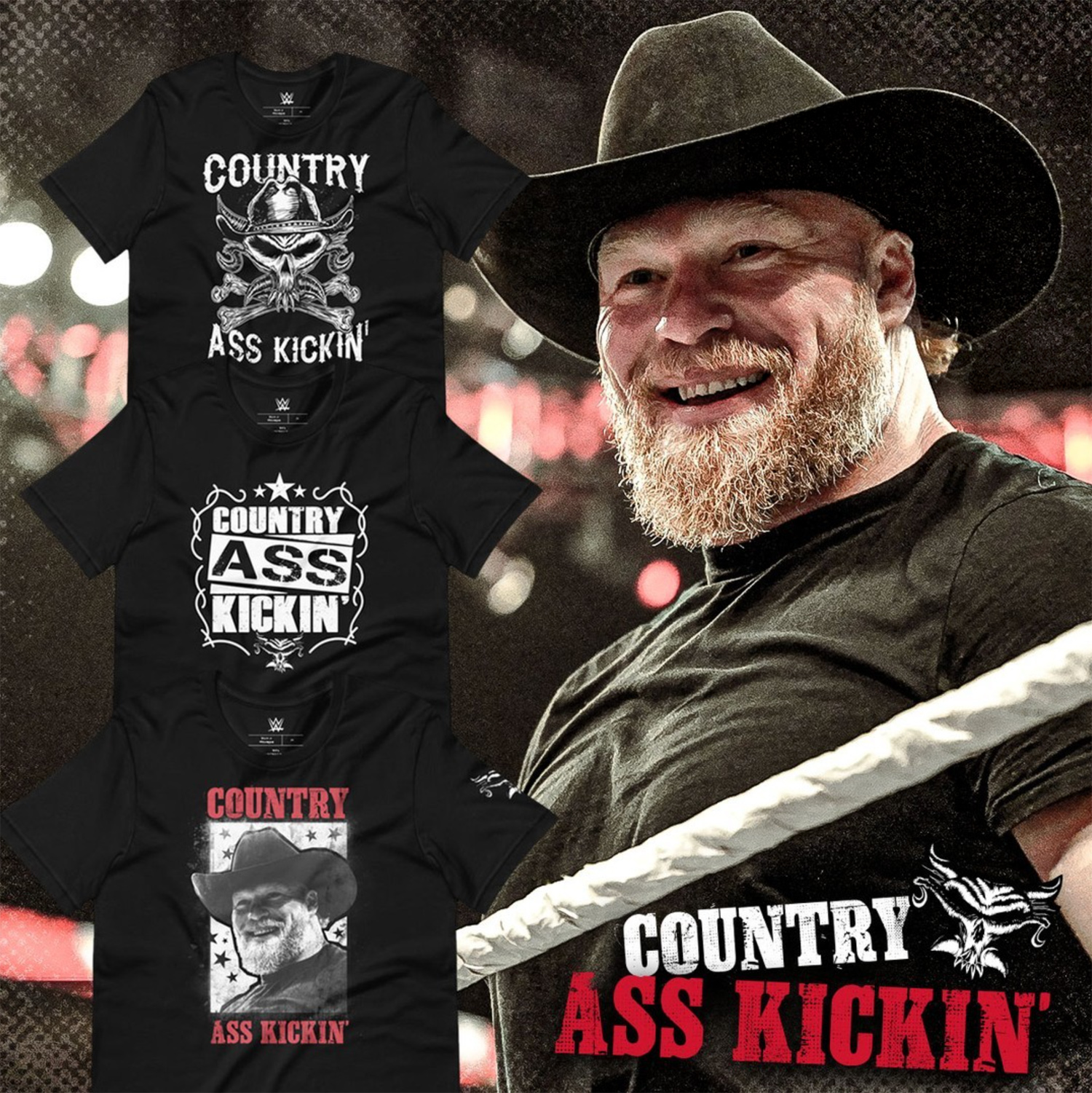 Brock Lesnar WWE Country Ass Kickin Shirts
