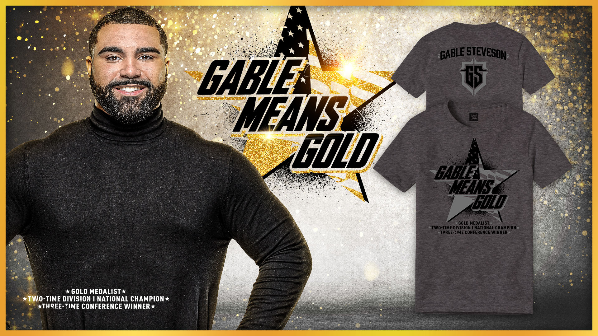 Gable Steveson WWE Shirt