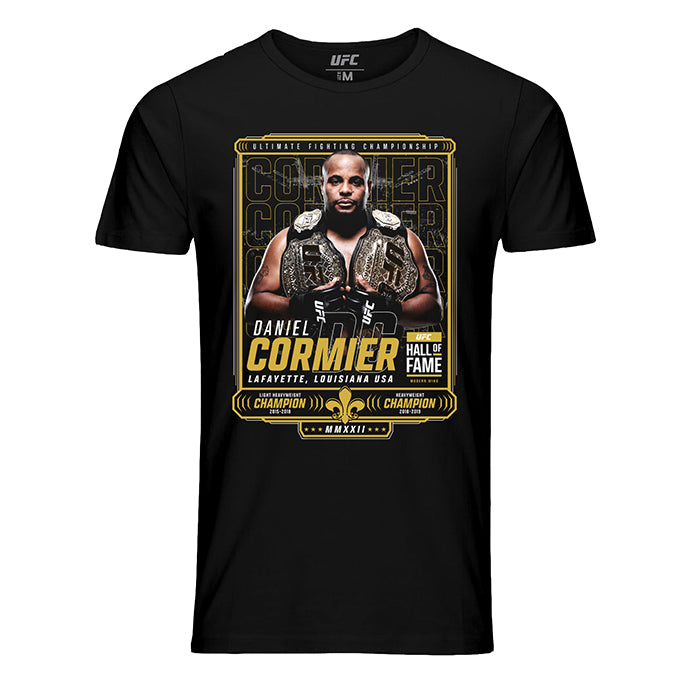 Daniel Cormier Two Weight World Champion Half Sleeve Black T-Shirt -  Supreme Shirts