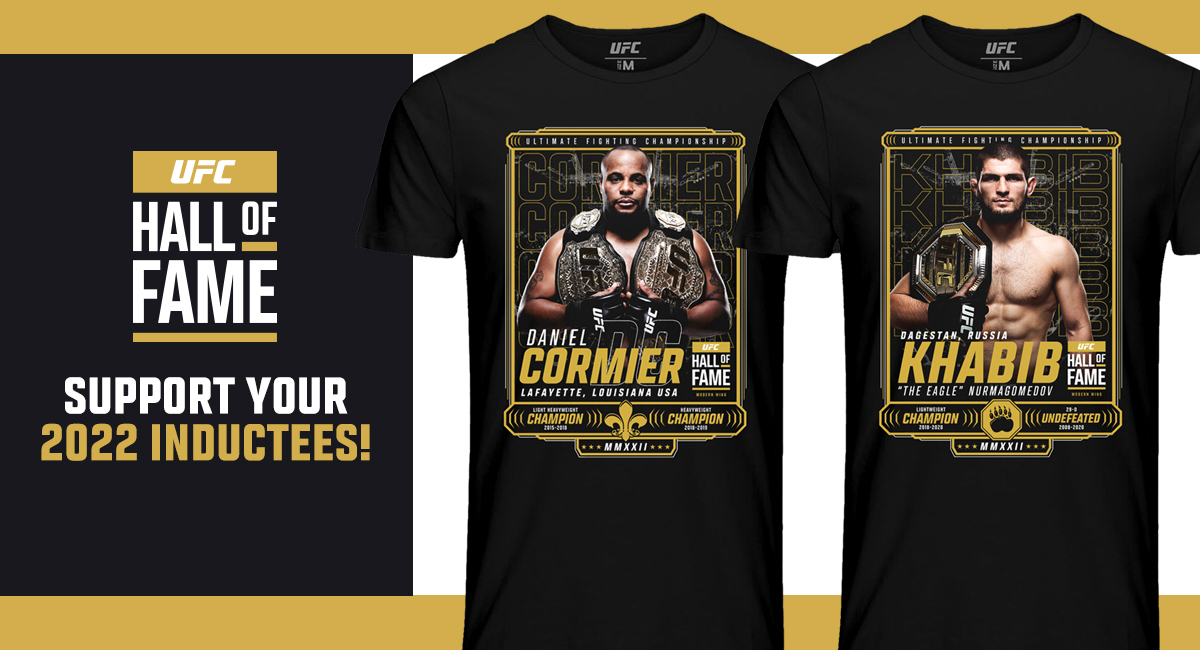 khabib-daniel-cormier-ufc-hall-of-fame-shirts