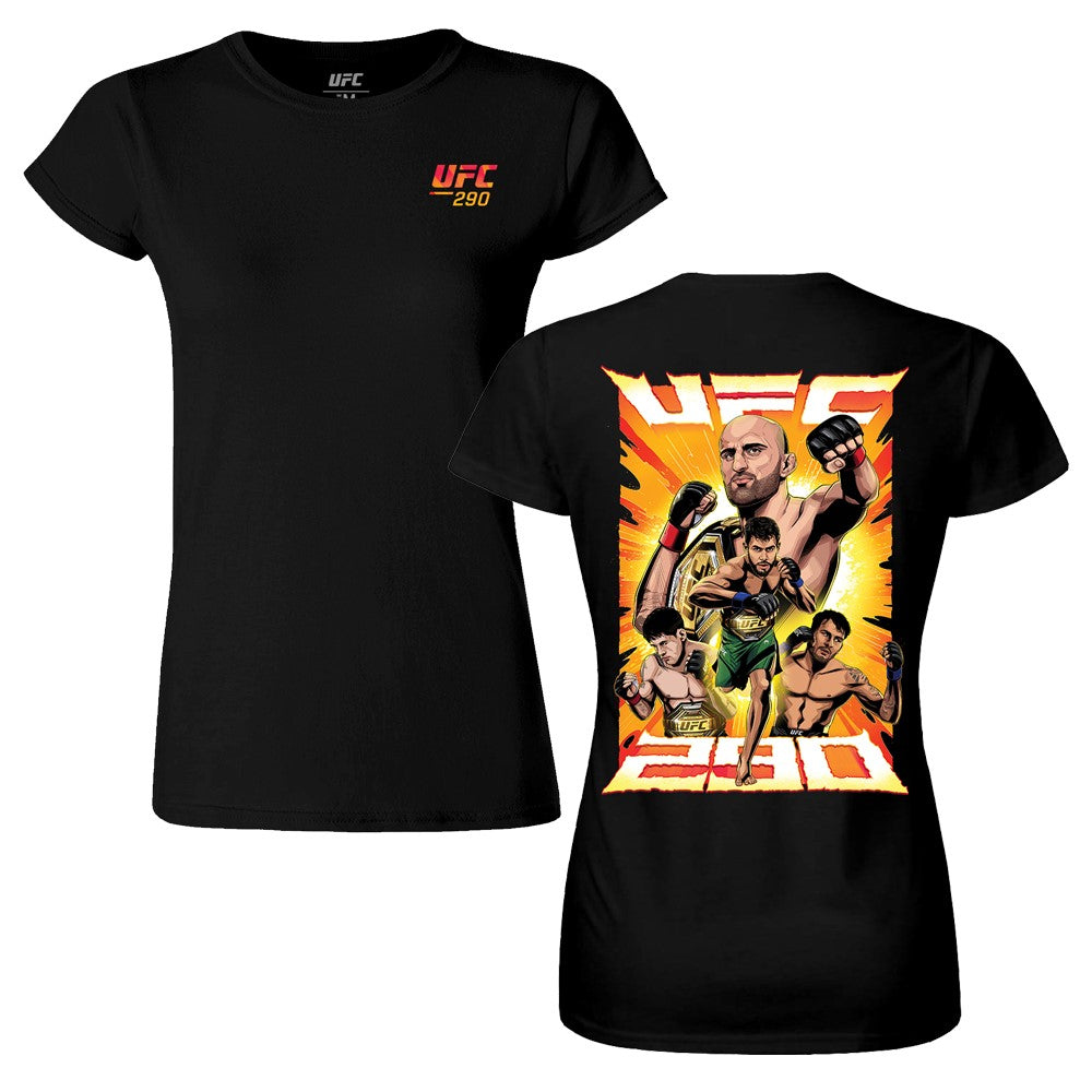 UFC-290-Womens-Artist-Series-Event-T-Shirt