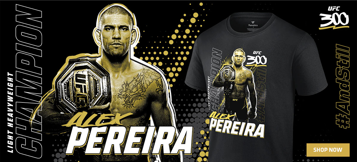 Alex Pereira UFC 300 Champion T Shirt