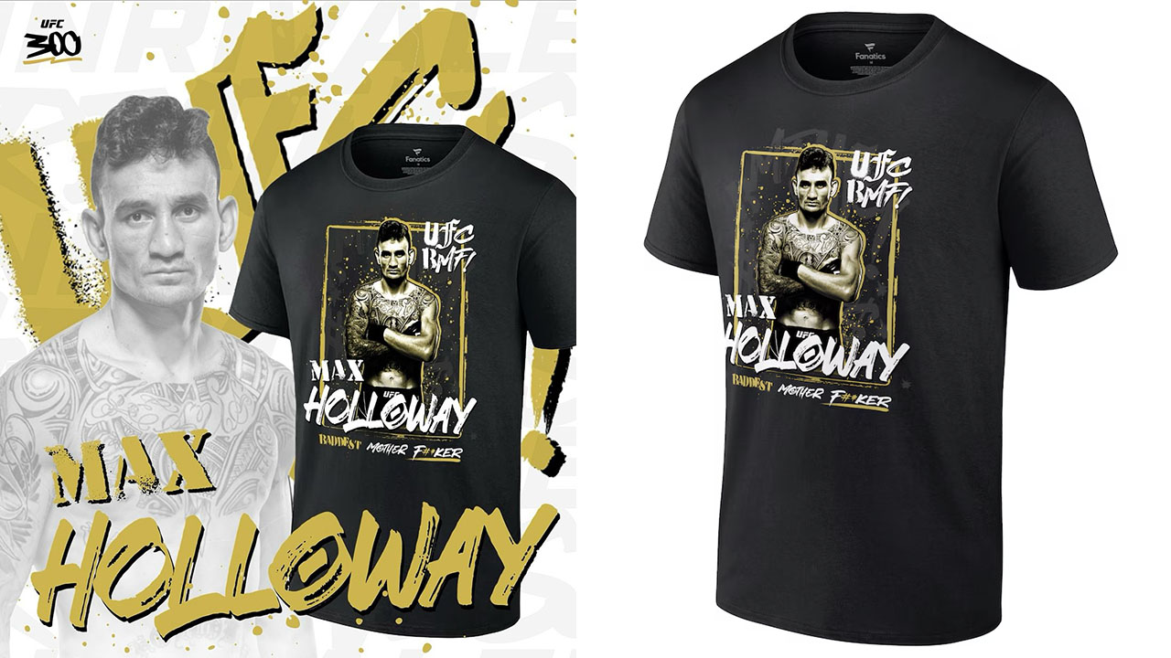 Max Holloway UFC 300 BMF Champion Shirt