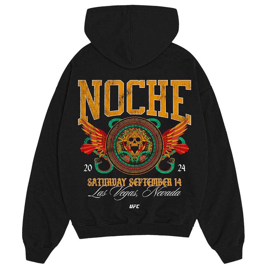 Noche UFC Mens Black Hoodie 2