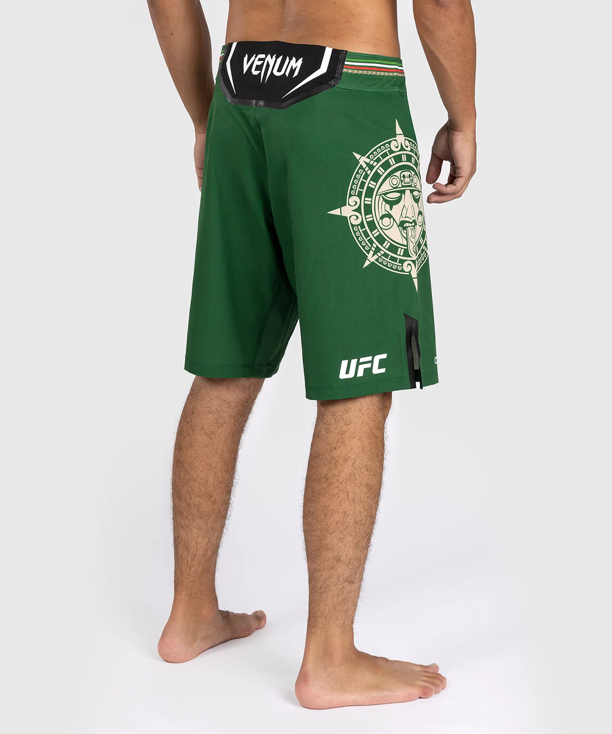 Noche UFC Venum Fight Night Long Fit Fight Shorts Green 3