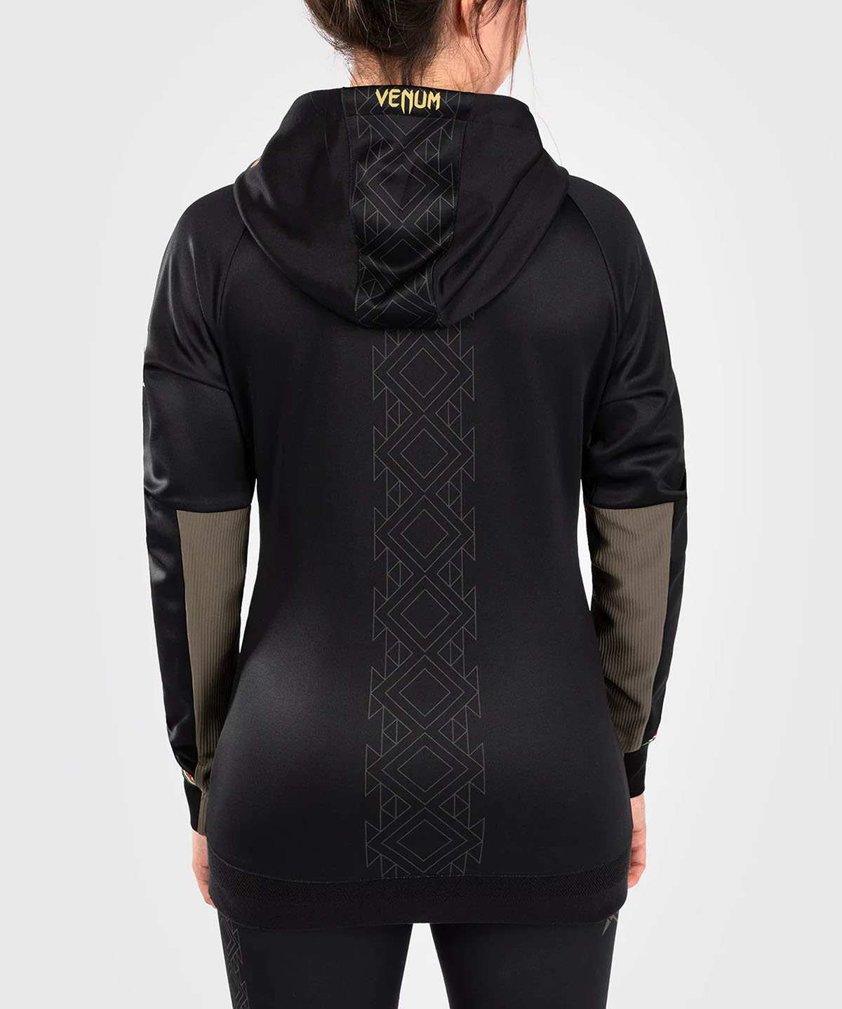 Noche UFC Venum Fight Night Womens Walkout Hoodie Black 2