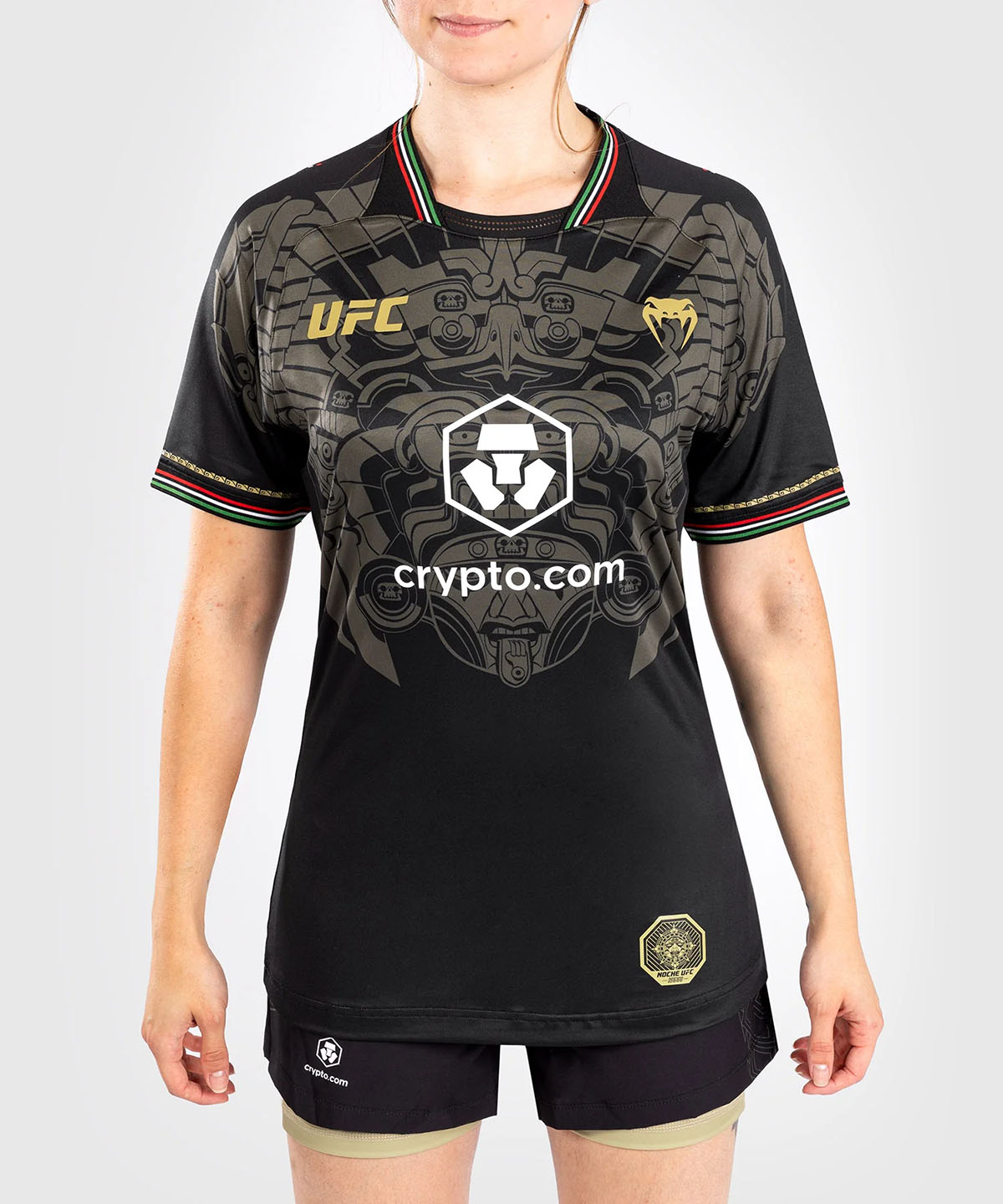 Noche UFC Venum Fight Night Womens Walkout Jersey Black 1