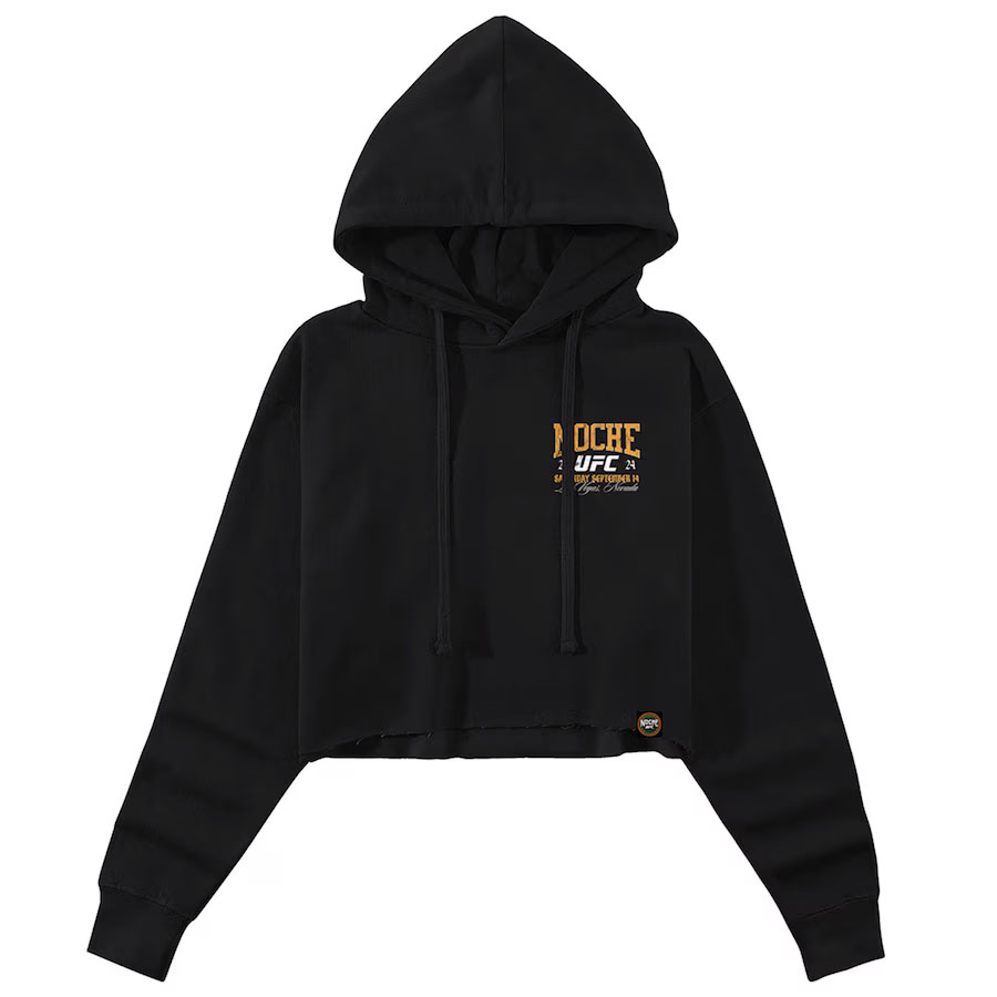 Noche UFC Womens Black Hoodie 1