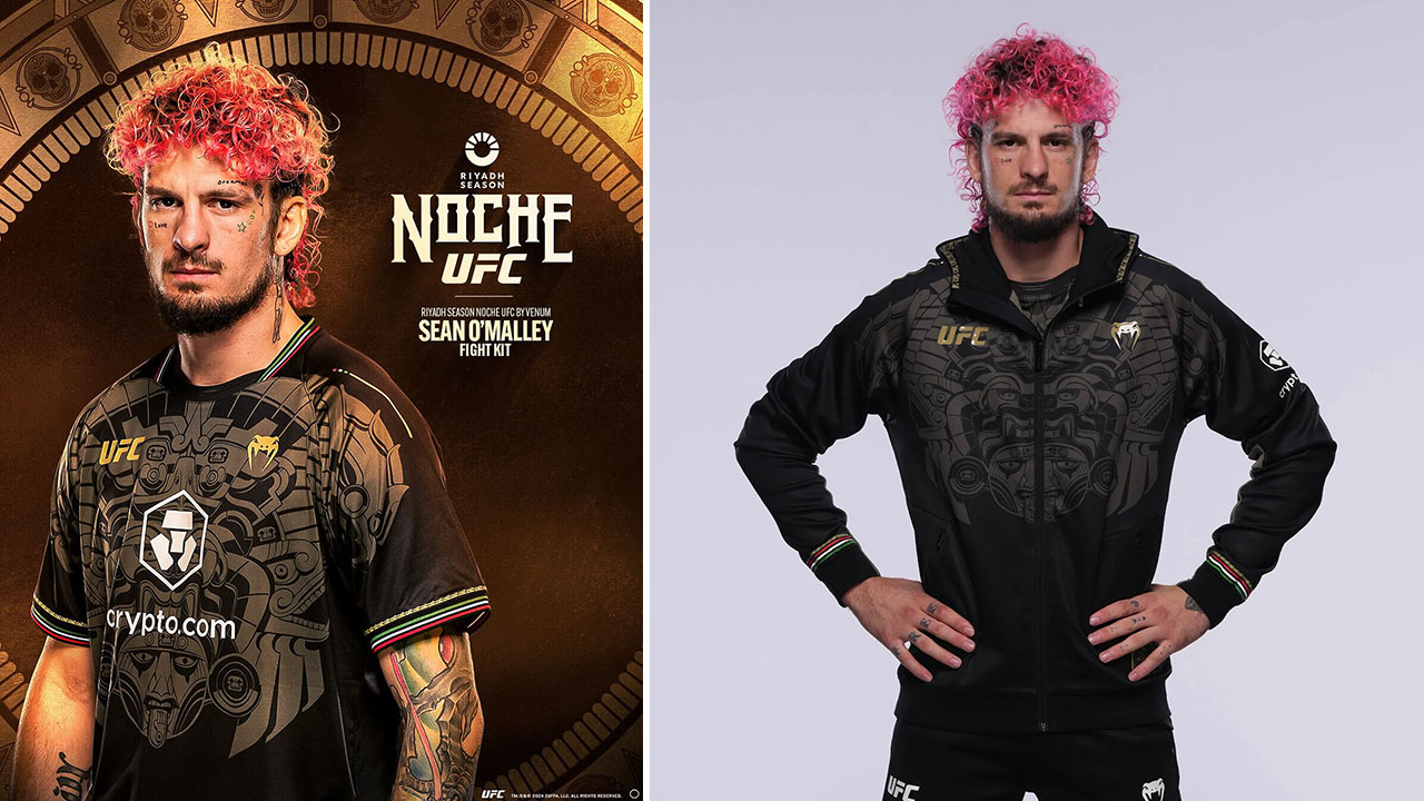 Sean O'Malley Noche UFC Venum Walkout Jersey and Hoodie